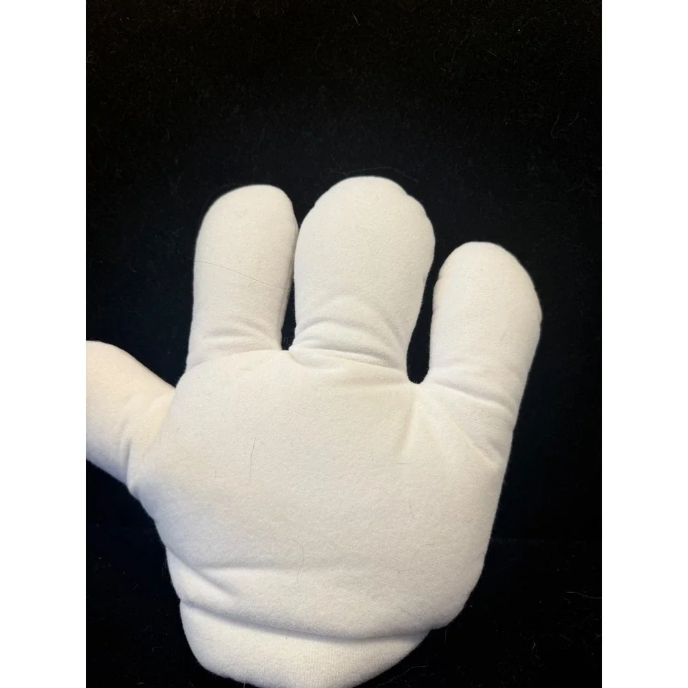 Disney Mickey Mouse Plush Glove Costume Hand White Four Finger Cosplay Accessory